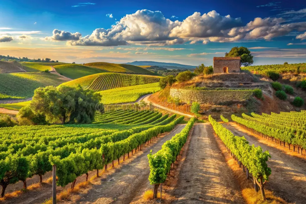 Alentejo plains and vineyards, Portugal