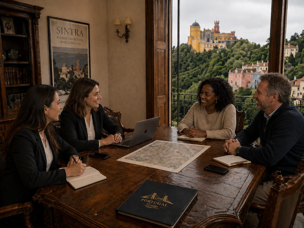 Portugal Bridge team meeting in Sintra
